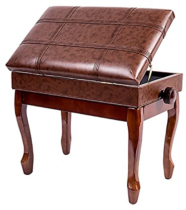 XAoSCd Piano Stool Adjustable Piano Bench with Hydraulic Lifting Keyboard Bench Stool with Music Storage Easy Assembly,55 x 34 x 47 cm Beautiful Scenery,
