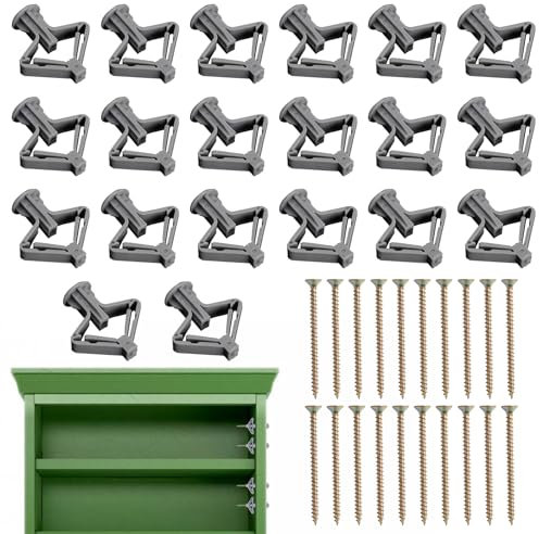 Dübel für Gipskarton,20 Stück Dübel RigipsGipskartondübel Hohlraumdübel mit Schrauben, Schrauben und Butterfly Dübel für Rigipsplatten, Trockenbaudübel für Einfache Montage in Gipskarton