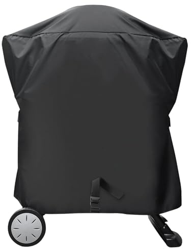 7113 Grillöverdrag för Weber Q1000/Q2000-seriens grillar, 600D Oxfordtyg, slitstarkt och vattentätt, PU-överdrag för Weber Q2400/Q2200/Q1200/Q220/Q120 gasgrillar (81 L x 43 B x 89 H cm)