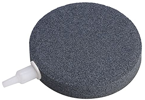 Rengue Aireador de Piedra de Burbujas con Burbujas Finas y Efecto Paisajístico para Bomba de Oxígeno de Pecera de Acuario (8 cm/3,1 Pulgadas)