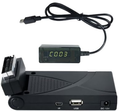 Mini decodificador digital terrestre GB-210D con euroconector y HDMI Full HD