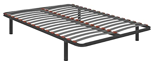 PIKOLIN | Somier Guardaespaldas | 16 Láminas Madera | 135x190 | 4 Patas | Bastidor Acero Reforzado | Alta Elasticidad y Ventilación | Independencia de Lechos | Servicio de Entrega Premium
