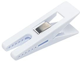 DIYexpert® 24 Pinces à Linge Storm - 70 x 20 mm - Pinces Multi-usages - Fabriquées en Allemagne - Blanc