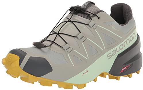 Salomon Speedcross 5 Gore-tex, Scarpe da Trail Running Donna, Multicolore Wrought Iron Spray Antique Moss, 37 1/3 EU
