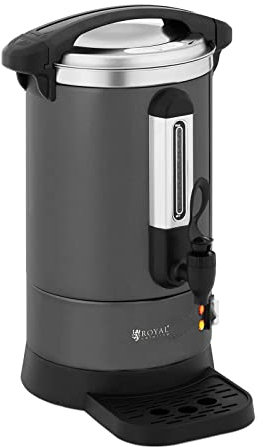 Royal Catering RC-WBDWTC6G Filterkaffeemaschine 6 L Edelstahl Grau Kaffeeautomat Kaffeemaschine Kaffeemaschinen-Vollautomaten