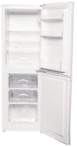 Haden Freestanding Fridge Freezer - 50/50 Split, Adjustable Shelves, Salad Crisper, 3 Freezer Drawers, Reversible Doors, 144cm High Fridge Freezers, Energy Efficient