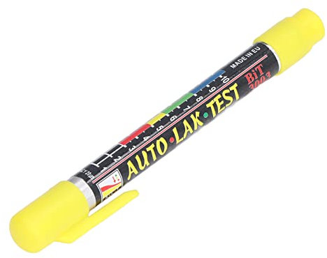 Détecteur de dommages de carrosserie, embout magnétique de testeur d'épaisseur de peinture de représentation en 5 couleurs pour véhicules