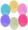Aolso Baby Bath Brush, 6PCS Baby Cradle Cap Brush for Baby Bathing, Face Scrubbers Exfoliator Brush for Adult Facial Cleansing