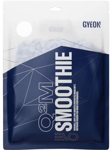 Gyeon Smoothie EVO Microfiber Car Wash Mitt Edgeless Synthetic Korean Microfiber Wash Glove Scratch‑Free Paint Safe Car Detailing Tool Professional Grade Gloss Enhancing Dirt Lifting Mitt