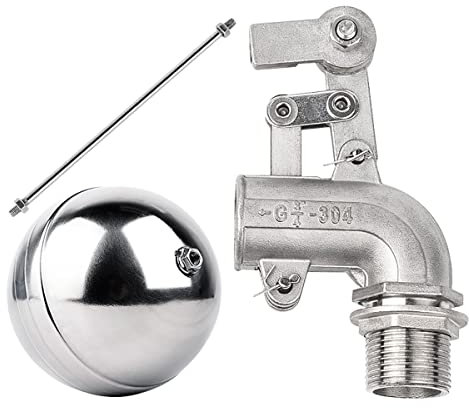 Wasser Schwimmerventil Kugel Stahl Sensor, 1 Zoll DN25 Schwimmerventile Sensor for Wassertankpumpe/Expansion Hochdruck-Schwimmerkugelhahn(DN20)