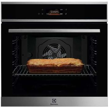 Einbaubackofen - Pyrolyse - Umluft - ELECTROLUX - EOF8P08X - Edelstahl - Kalte Tür - 59,4 x 59,4 x 56,8 cm