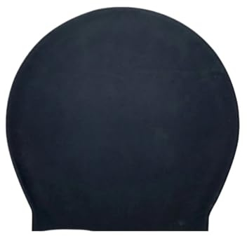 BOJHGO Cuffia da Nuoto 2 Pezzi Cuffia da Nuoto in Silicone Extra Large Cuffia da Nuoto ad Alta Elasticità Cuffia da Nuoto Unisex con Copertura for Le Orecchie for Capelli Lunghi per Donna(S)