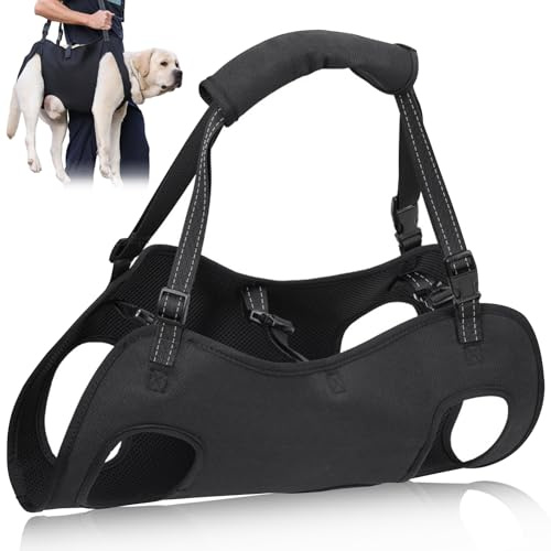 TUZHE Aide au transport pour chien de grande taille, harnais de levage pour chien pour handicapés, blessés ou personnes âgées