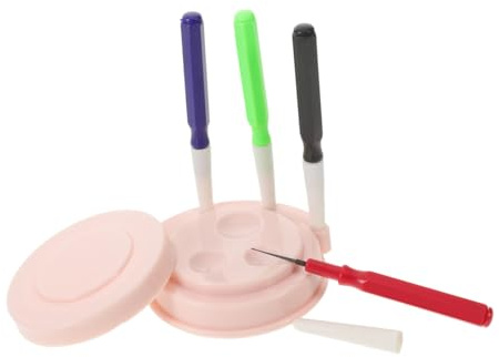 UKCOCO Ensemble D'outils de Réparation D'horlogerie et pour Petite Coupelle en Plastique Stylo Lubrifiant à l'huile Lubrification Précise des Montres Mécaniques et Quartz en Usage