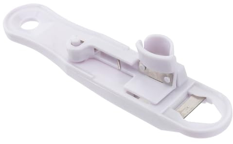 COHEALI Cortador de Judías Multifuncional de Plástico de Color Claro, Herramienta Portátil para Cortar y Pelar Judías Verdes, Suministros de Cocina Compactos para Uso Doméstico y Comedor