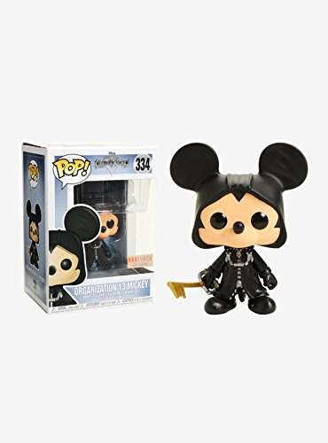 FunKo – Disney - Colección Kingdom Hearts, Figura 334 - Mickey Organización 13 con Brillo - Figura Coleccionable