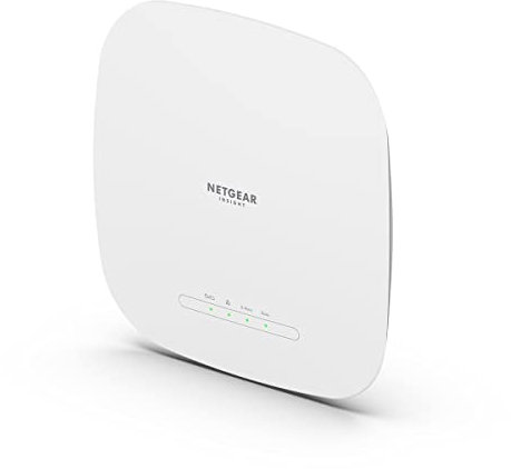 NETGEAR Wireless Access Point (WAX615) - WiFi 6 Dual-Band AX3000 Speed | Up to 256 Client Devices | 1 x 2.5G Ethernet LAN Port | 802.11ax | Insight Remote Management | PoE+ or Optional Power Adapter