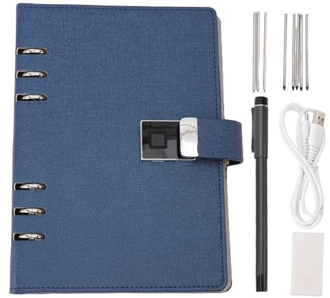 Asixxsix Digitales Notizbuch mit Smart Pen, Wiederverwendbares Smart Notebook, AI Transcription Echtzeit -Synchronisierung Zum Digitalisierung, Konvertieren in Text-, Speichern- und