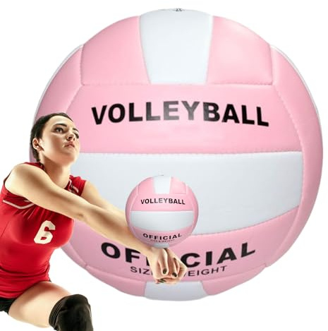 Volleyboll i sanden - träningsboll storlek 5 | Förtjockad PU-mjuk strandvolleyboll | Fritidssporter för tonåringar och vuxna | Träning inomhus och utomhus - Tävla