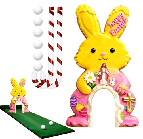 Generisch Golfspiel Set Für Feiertage | Tragbare Unterhaltung | Party-Golfplatz mit Bällen und Schlägern | Für Familienparty Indoor Zuhause Wohnzimmer Schlafzimmer Spielzimmer Kinder Und Erwachsene