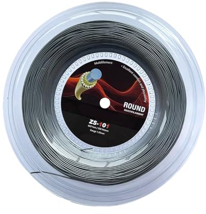 Haodream Bobines de cordes de tennis souples de 200 m avec un diamètre de 1,35 mm pour un meilleur contrôle de la balle et moins de fatigue des bras pendant le jeu. Cordes de tennis