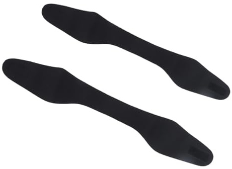 NOLITOY Lot de 2 Bandeaux de Natation Étanches en Néoprène Noir Protection d'oreilles, Tailles L et M, Bandeaux de Plongée et Yoga pour Garçon et Filles et Adultes, Accessoires Sportifs