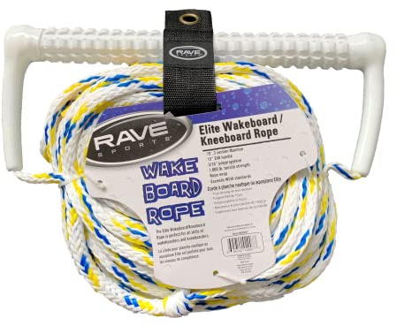 RAVE Sports Elite Wakeboard/Kneeboard Rope - Blue/Yellow