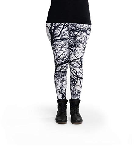cosey - Bunte Bedruckte Motiv-Leggings (Einheitsgröße) - Design Trees