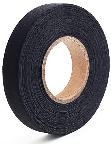 LLPT Cinta de Sellado Para Planchar a Prueba de Agua, 20 mm x 5 m, Apto Para Trajes de Neopreno y de Pesca, Material de Soporte Estándar de la Industria, Negro(IR865)