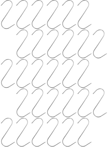 Alipis 30pezzi Ganci in Acciaio Inossidabile Per Carne Appesa Ganci Per Lavorazione Della Carne in Utensili Da Cucina Per Appendere Salsicce e Di Maiale