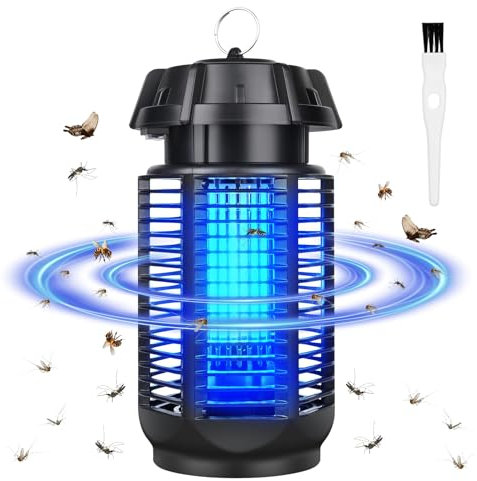 Mückenvernichter Lampe, GuKKK 20W 3500V Mückenfalle Mückenschutz, Mückenfalle Mückenlampe, Mosquito Killer mit UV-Lampe, Fliegenfalle, für Innen Schlafzimmer und Aussen Gärten, Wasserdicht IPX4