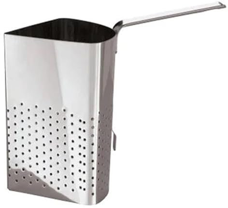 N.1 Spicchio colapasta con manico in ACCIAIO INOX - AISI 304 Lt. 5,5 (variante 4 spicchi ideali per pentola ø36 cm) - ATTENZIONE NORMALI PENTOLE DI CASA SONO ø 28-30, QUESTO NON E' ADATTO.
