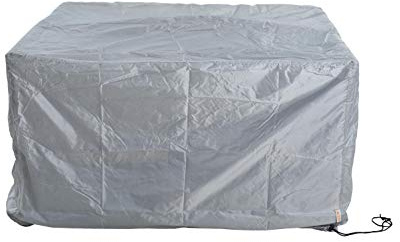 ESTEXO Schutzhülle Schutzplane Abdeckhaube für Gartenmöbel Sitzgruppe Rattanmöbel Lounge Plane Abdeckhaube Abdeckung 131x70x65cm