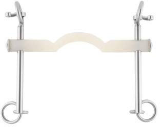 NATHE Kandare 15 mm mit Zungenfreiheit und langen Anzügen