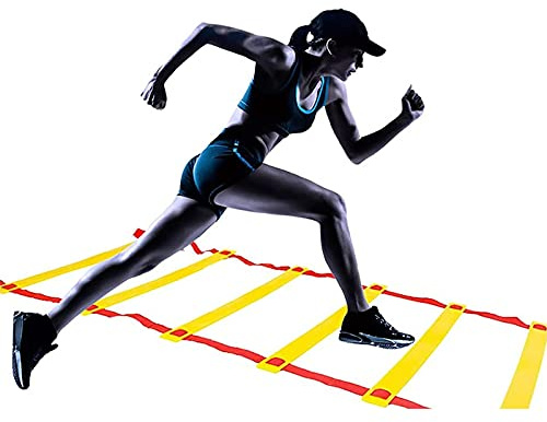 Agility Ladder Agile Speed Training Equipment, Balance/Coordination Performance Exercise Equipment, to Boost Fitness & Increase Skills(Size:3M)
