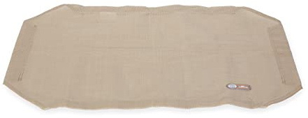 K&H Pet Products Original Pet Cot All Season Replacement Cover (Cot Sold Separately) Tan Medium 25 X 32 Inches