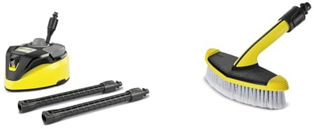 Kärcher 2.644-074.0 T7 Plus T-Racer Surface Cleaner & 2643-233.0 Soft Washing Brush - Pressure Washer Accessory