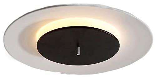 JMEDIC Lámpara De Techo LED para El Hogar De 18.1 Pulgadas Lámpara De Techo Empotrada De 6000K Lámpara De Techo Redonda Simple Y Moderna para Sala De Estar, Dormitorio, Estudio, Pasillo De Cocina