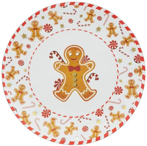 Atmosphera - Assiette présentation Pain d'épice d.33cm