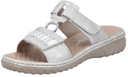Rieker Femme 60481 Mules, Gris, 37 EU