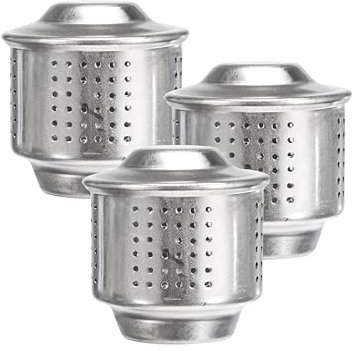 TLDSHOP® - PARASPRUZZI per CAFFETTIERA - per Moka - Universale - in Acciaio - Leggero e di Ottima qualità - Pezzi: (3)