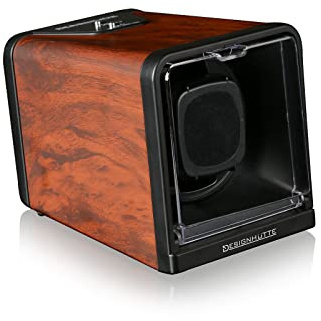 DESIGNHÜTTE® Uhrenbeweger Urban Wurzelholz für 1 Automatikuhr