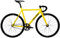 FabricBike Light PRO - Fixed Gear Fahrrad, Single Speed Fixie Starre Nabe, Aluminium Rahmen und Gabel, Räder 28, 6 Farben, 3 Größen, 8.45 kg (Größe M) (M-54cm, Light Pro Matte Yellow)