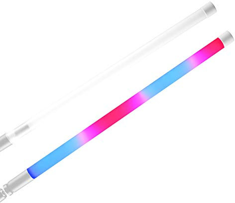 Pixapro 120cm 320-degree Rainbow RGB LED Tube Light Full Colour Pixel Different Modes Digital Video Lighting Selfie Photography Studio Photo Continuous Video Light Self Taping Room Decoration Props