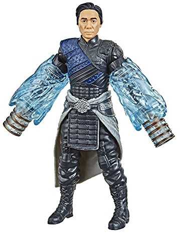 Hasbro Shang Chi F0974 Marvel Shang-Chi und die Legende der zehn Ringe Wenwu Actionfigur Spielzeug mit zehn Ringen Power Attack Feature, für Kinder ab 4 Jahren