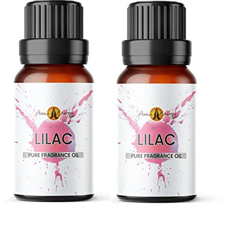 Aroma Energy | Lilac Fragrance Oil 20ml (2 x 10ml) - Highly Scented Oil for Making Candle, Soap, Wax Melt, Diffuser etc
