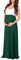 Robe Shooting Photo Grossesse Dentelle Robes Enceinte Femme Chic Et élégant Grande Taille a la Mode Robe Maternité Fête Cérémonie Confortable Casual Vacances Pas Cher Long Dress (Green, M)