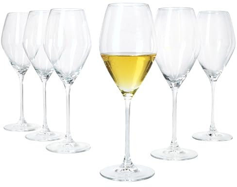 MamboCat 6er Set Doyenne Dessertweingläser I 130ml, Höhe 22,5cm I für 6 Personen I klares großes Weinglas für Rotwein oder Weißwein I transparente Gläser für Zuhause, Partys & Co