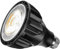 Milpoel LED Pflanzenlampe Vollspektrum E27 für Zimmerpflanzen, Grow Light, Gewächshaus, Garten (Schwarz, 10W 4000K)