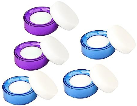 HORIALENCE 5stücke Teiliges Fingeranfeuchter Aus Schwamm Und Kunststoff Sicher Flexibel Und Langlebig Kompakt Und Leicht Für Bankangestellte Kassierer Und Bürozähler Zum Genauen Geldscheine